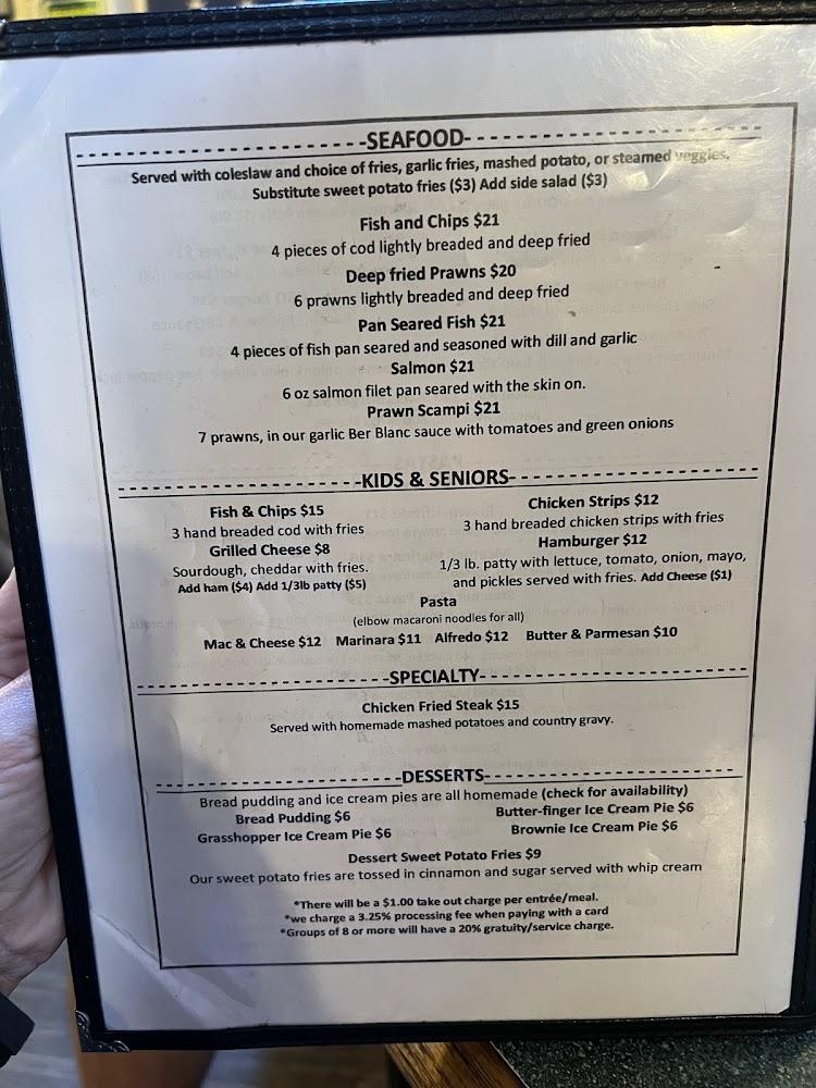 The Firehouse Restaurant & Lounge Menu image 2