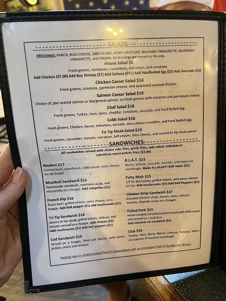 The Firehouse Restaurant & Lounge Menu image 4